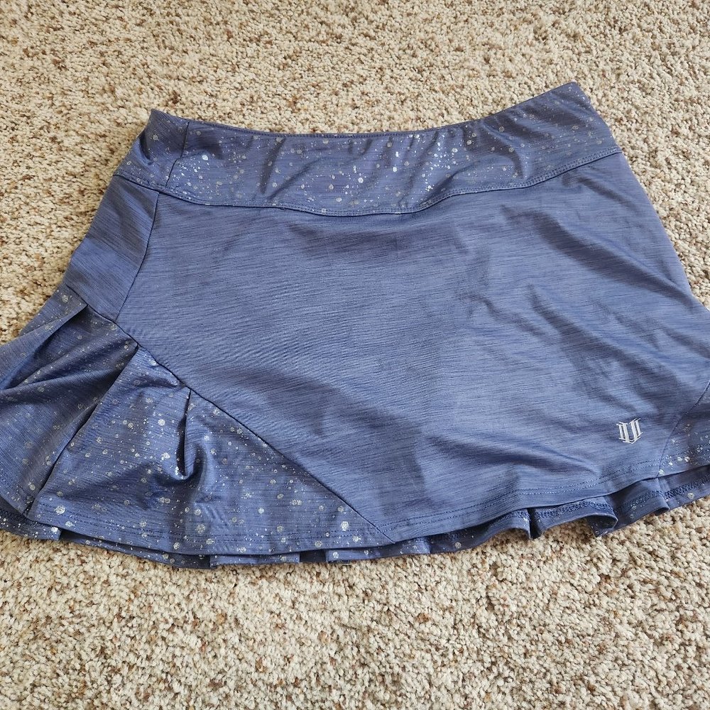 Blue/Silver Venus Eleven tennis skirt size M